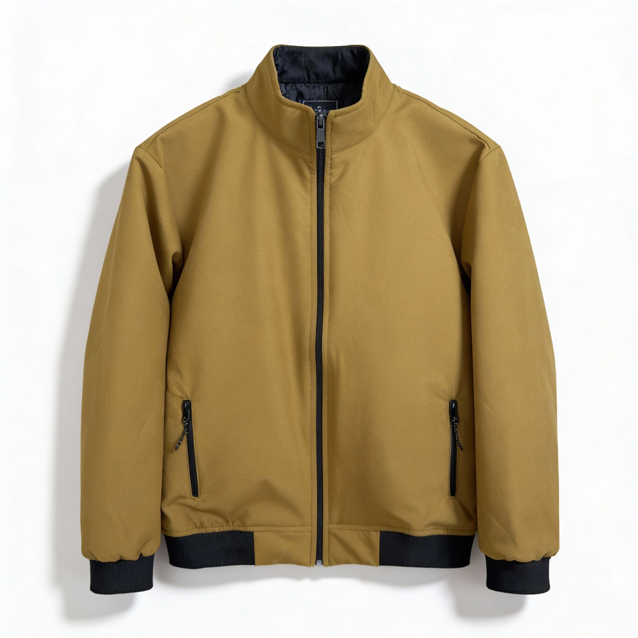 Men’s Kaizar Fabric Premium Winter Jacket -Mustard Yellow (JKY01)