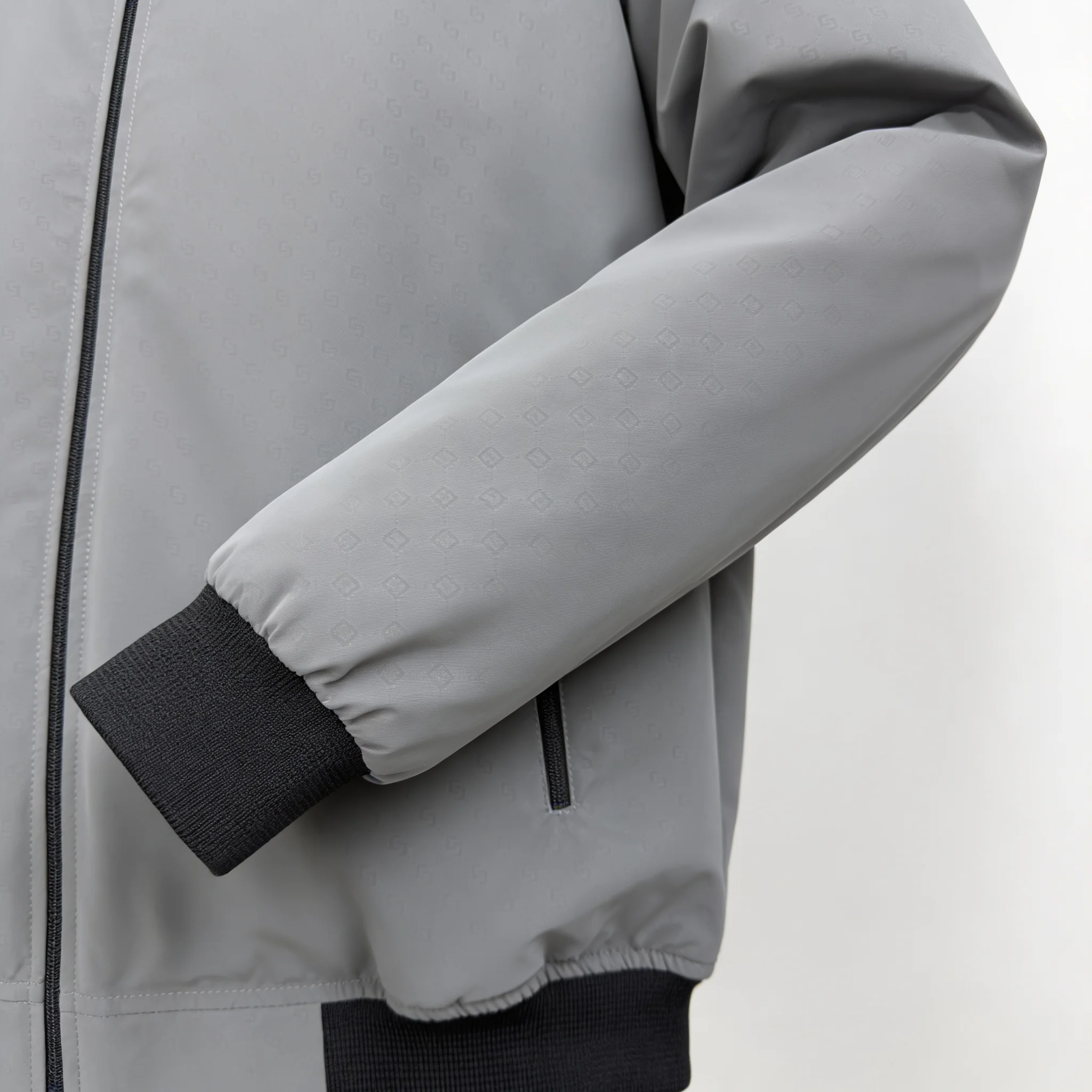 Men’s Kuasha Fabric Premium Winter Jacket – Ash Grey (KAG01)